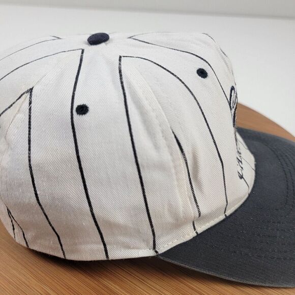 Vintage‎ 90s Prince Williams Cannons Chicago White Sox Snapback Cap Pinstripe - Picture 6 of 12